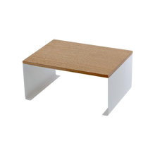 Stackable Countertop Shelf - Two Sizes - Steel + Wood
