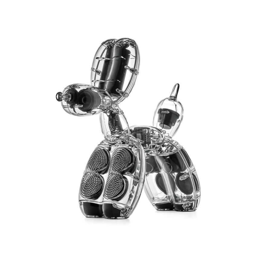Lexon and Jeff Koons Collaborate to Revolutionize Art with Technology - Balloon Dog Speaker
