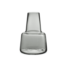 Holmegaard Flora Vase, Smoke, H: 9.4"