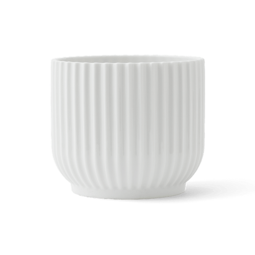 Lyngby Flower Pot, White