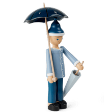 Kay Bojesen Sandman, Blue/Light Blue, H: 8.3"