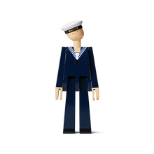 Kay Bojesen Marine, Dark Blue/White, H: 8.1"