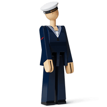 Kay Bojesen Marine, Dark Blue/White, H: 8.1"