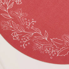 Chilewich Placemats Wreath Crimson