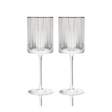 Meridian Crystal Wine Glasses Set of 2