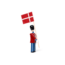 Kay Bojesen Standard-Bearer, Red/Blue/White