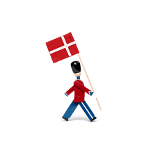 Kay Bojesen Standard-Bearer, Red/Blue/White