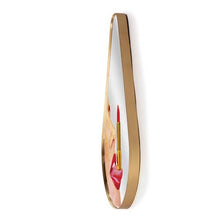Seletti Toiletpaper Gold Frame Pear Tongue Mirror
