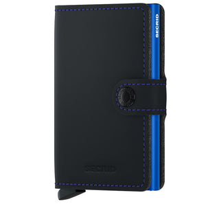 Secrid Miniwallet Matte Black-Blue
