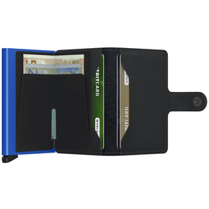 Secrid Miniwallet Matte Black-Blue