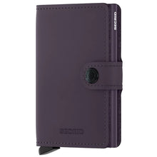 Secrid Miniwallet Matte Black Purple