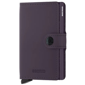 Secrid Miniwallet Matte Black Purple