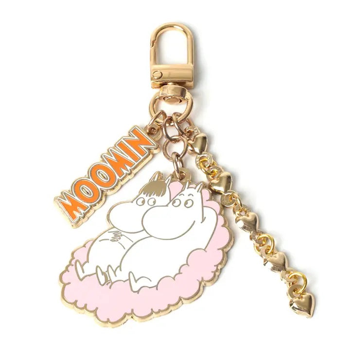 Moomin Keyring Moomintroll & Snorkmaiden