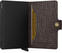 Secrid Miniwallet Palmellato Brown detail view