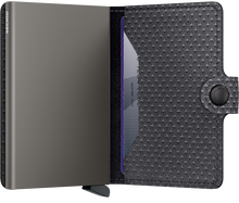 Secrid Miniwallet Pyramid Grey detail view