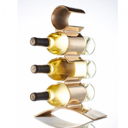 Munich Wine Bottle Holder Gold