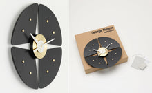 Vitra George Nelson Petal Clock - Black/Brass