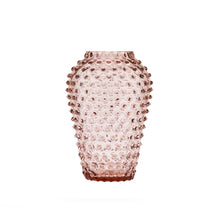 Hobnail Vase - Barrel - Night Iris