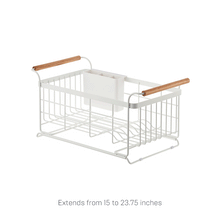 Over-the-Sink Dish Rack - Steel + Wood