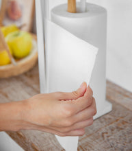 Paper Towel Holder - Steel + Wood