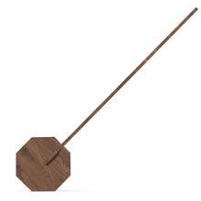 Octagon One Desk LED Rechargeable Lamp Walnut