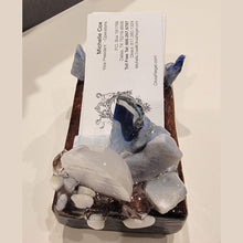 Azure Phone Holder / Business Card Holder