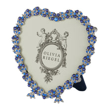 Contessa Heart Sapphire 3.5" Picture Frame