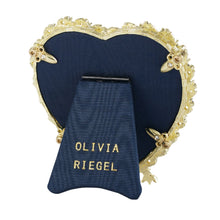 Contessa Heart Sapphire 3.5" Picture Frame