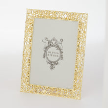 Papillon with Jonquil Crystals 5" x 7" Picture Frame