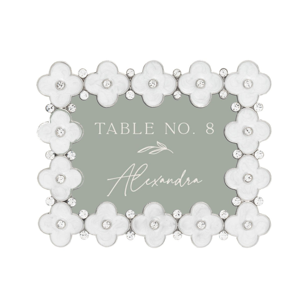 Enamel Clover Picture Frame