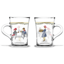 Holmegaard Christmas Hot Drinks Glass, 7.8 Oz, 2 Pcs.