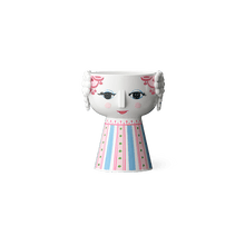 Bjørn Wiinblad Eva Candleholder, Pink, H: 3.7"