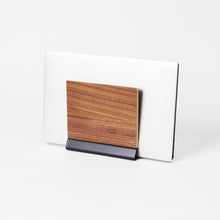 Slim Laptop Stand - Steel + Wood