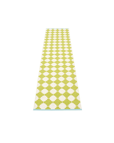 Pappelina Rug MARRE Lime 2.25 x 9.75 ft