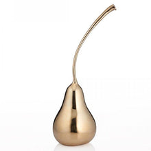 Pear Sculpture Gold