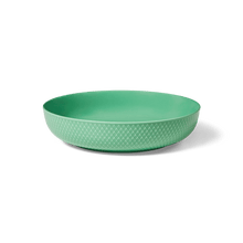 Lyngby Porcelæn Rhombe Color Serving Bowl, Green, Ø: 11.3"