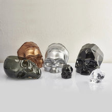 Memento Mori Faceted Skull Clear Small