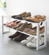 Two-Tier Expandable Shoe Rack (11.8" H)  - Steel