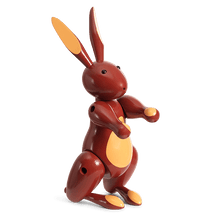 Kay Bojesen Rabbit, Painted Beech, H: 6.3"