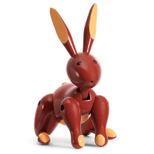Kay Bojesen Rabbit, Painted Beech, H: 6.3"