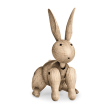 Kay Bojesen Rabbit, Oak, H: 6.3"