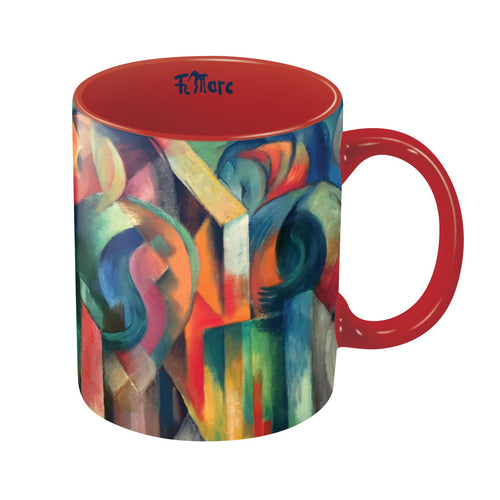 Franz Marc Stables Large Porcelain Fine Art Coffee and Tea Mug