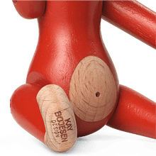 Kay Bojesen Vintage Monkey, Mini, Red, H: 3.7"