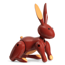 Kay Bojesen Rabbit, Painted Beech, H: 6.3"