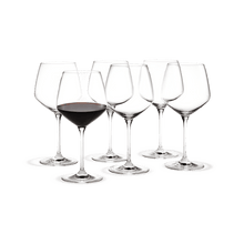 Holmegaard Perfection Burgundy Glass, Clear, 20 Oz, 6 Pcs.