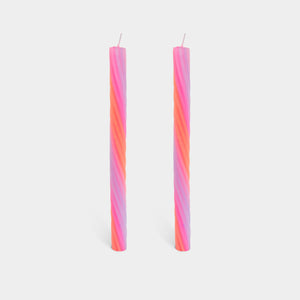 Rope Candles - Orange (2 pack)