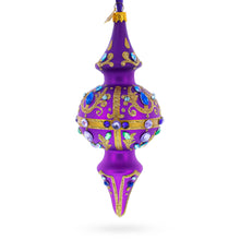Royal Jewel Embellishments Drop Glass Christmas Ornament