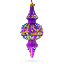 Royal Jewel Embellishments Drop Glass Christmas Ornament