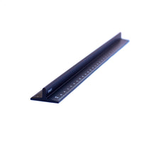 Artist Ruler and Paperweight in Black - 12" and 6"
