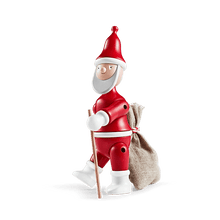 Kay Bojesen Santa Claus, Red/White, H: 7.7"